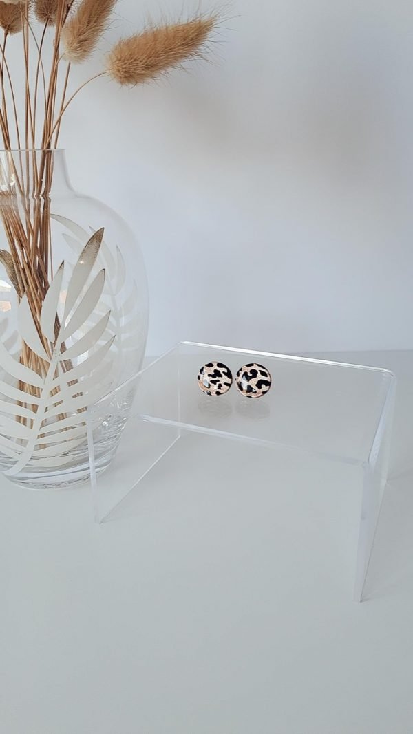 Leopard Print Stud